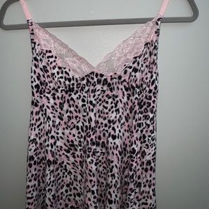 Pink cheetah cami